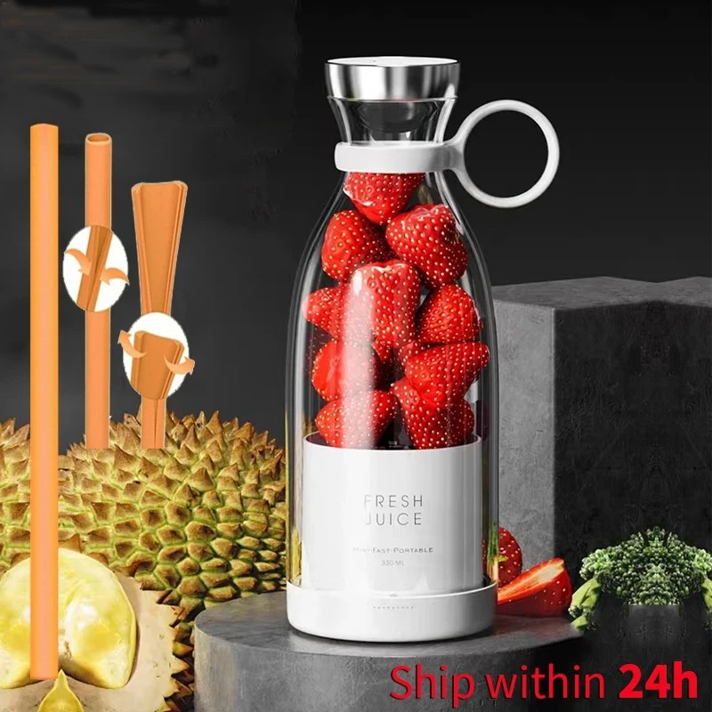Mini exprimidores, licuadora eléctrica portátil, mezcladores de frutas Usb, batidos de frutas y alimentos, máquina multifunción para hacer jugo
