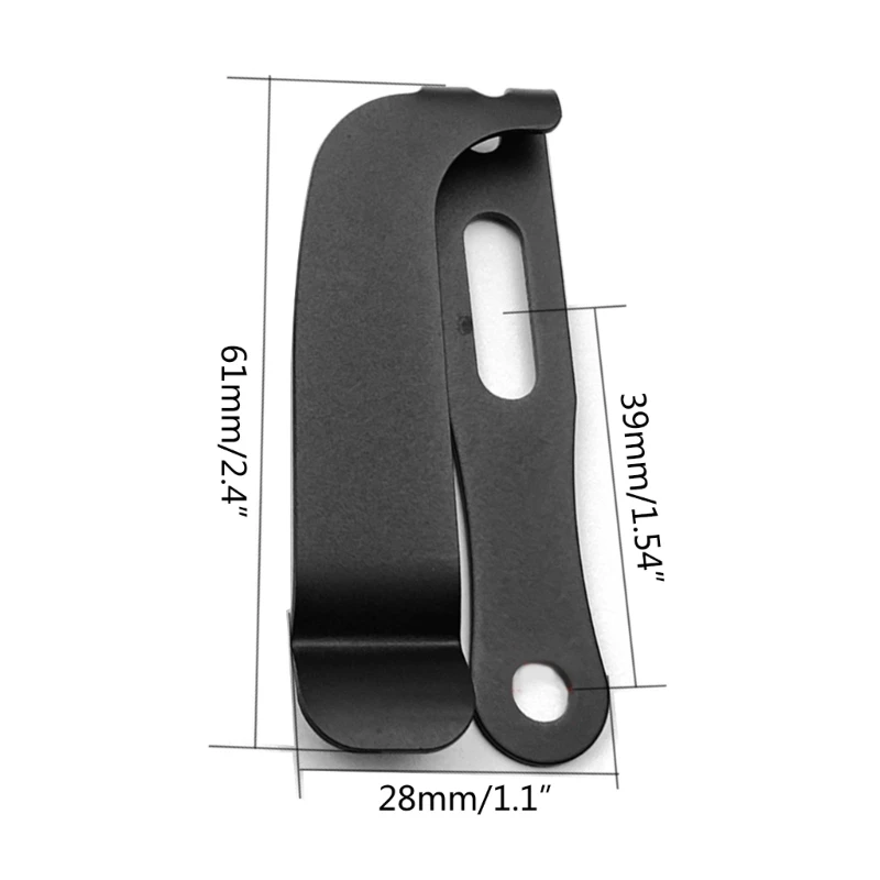 1Set Kydex Fondine Clip K Guaina Clip in Kydex Coltello Fodero Clip in 40JE