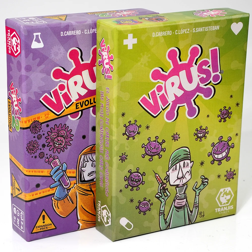 Virus! - Juego de cartas - El Juego mas-contact. Concurrentie Esška. +8 jaar VIRUS! Evolutie (Expan Brian) - Juego de Cartas (