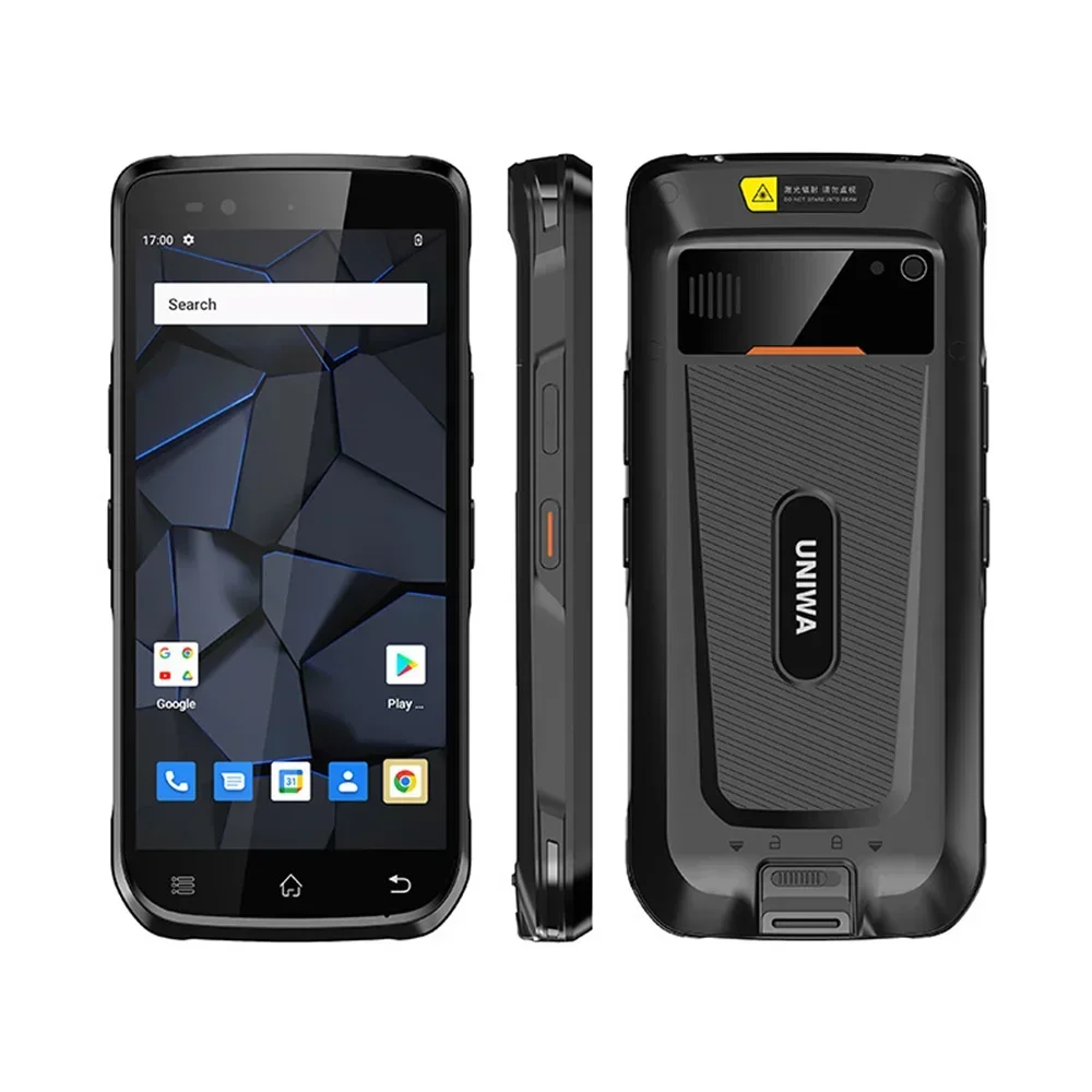UNIWA M600 4G Ultra thin Industrial Handheld Android PDA 6 Inch 4GB+64GB Removable 4850mAh Battery 2D Scanning Smartphone NFC
