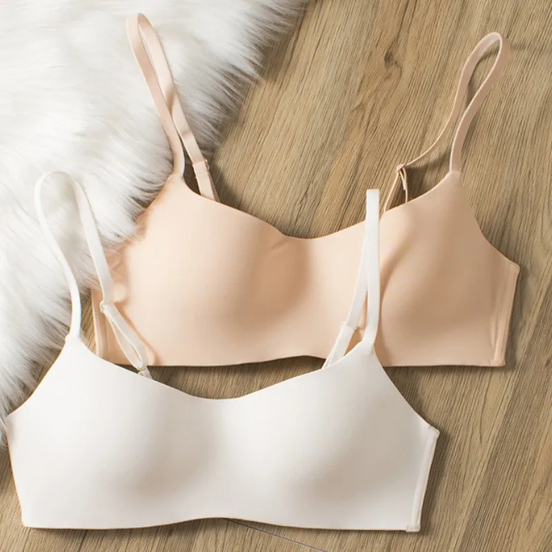 Nahtloser Tube-Top-BH für kleine Brust, Damen, ohne Bügel, obere Unterstützung, sexy Dessous, solide Dessous, weibliche Unterwäsche