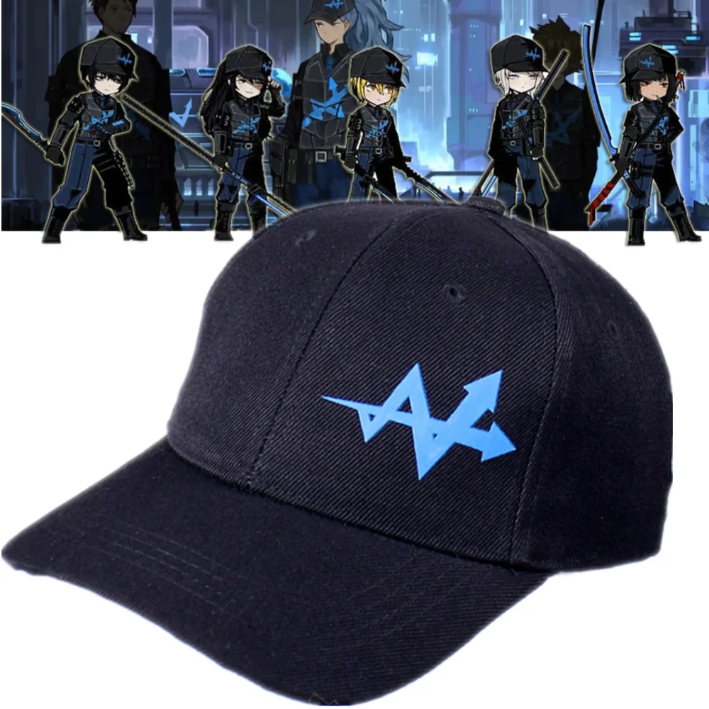 Game Library of Ruina Warp Schwarzer Sonnenhut Cosplay Lässige Baseballkappe Erwachsene Unisex Verstellbare Requisite