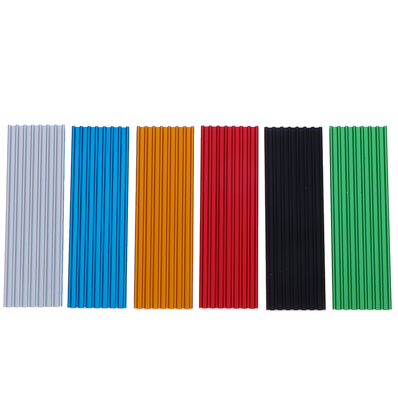 M.2 ssdヒートシンク、nvme、ngff、2280、ソリッドステートディスク、アルミニウムヒートシンク、クーラーラジエーター、サーマルクーリングパッド、1セット