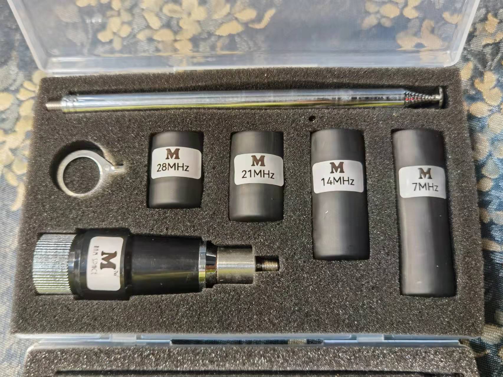 Mới MA-01 7MHz/14MHz/21MHz/28MHz 50W-100W HF Sóng Ngắn Ngoài Trời GP Di Động Ăng Ten Kính Thiên Văn QRP Cho Hàm Đài Phát Thanh G90 IC-705 X5105