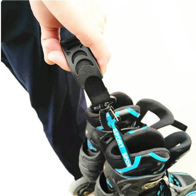 Zapatos para patines, gancho de alta resistencia, manijas para patines en línea prácticas profesionales, cordones para accesorios de patinaje al aire libre, 1 ud.