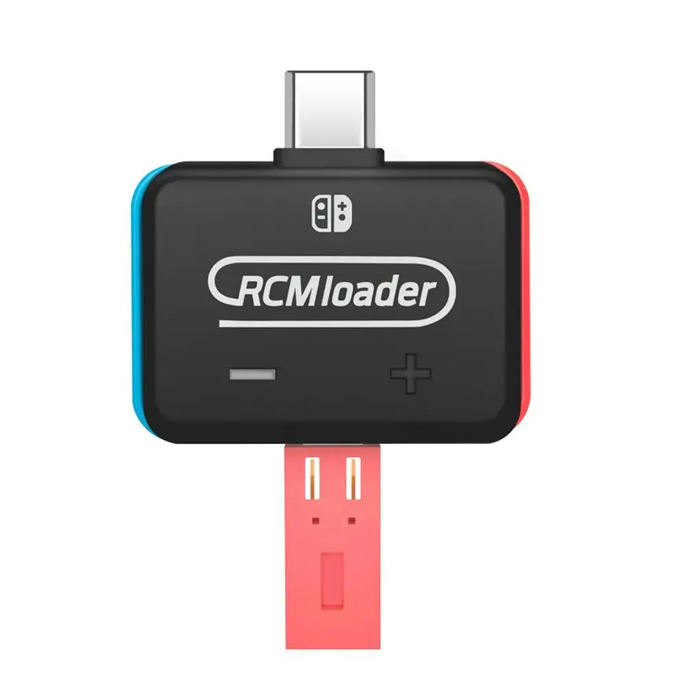 Inyector de cargador Switch RCM negro con programa de inyección incorporado y accesorios de instrucciones incluidos