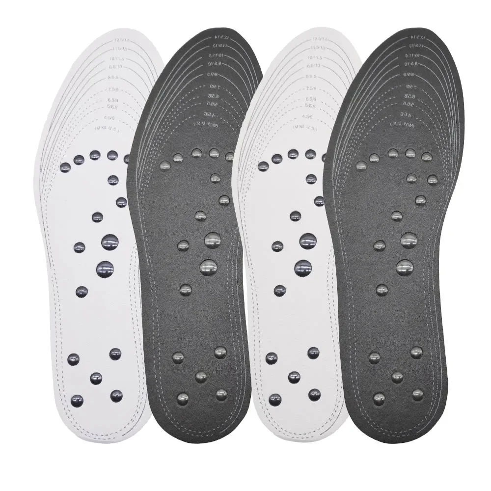 Plantillas de masaje de terapia magnética Unisex, 18 imanes, almohadillas para zapatos de acupresión para pies, plantillas adelgazantes para terapia para bajar de peso