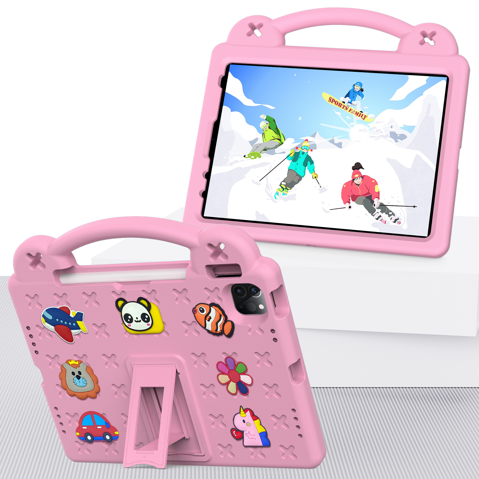 Chống Sốc EVA Trẻ Em An Toàn Cho IPad 10 10th 2022 10.9 Inch Dành Cho IPad Air 4 5 Pro 11 2018 2020 2021 Có Tay Giá Đỡ