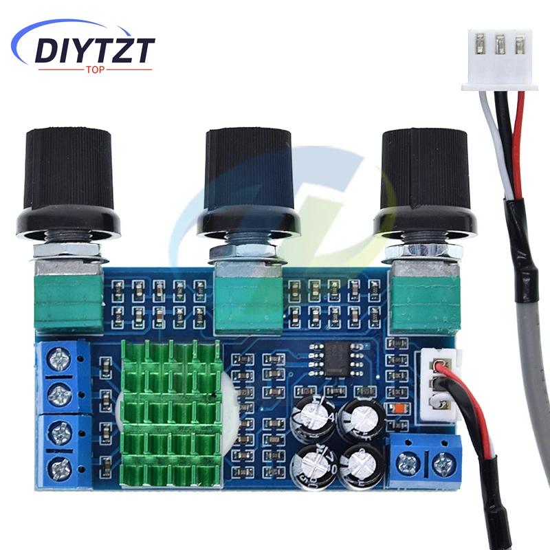 DIYTZT XH-M567 TPA3116 D2 Dual-channel Stereo High Power Digital Audio Power Amplifier Board Audio Power Amplifier Board 80W*2
