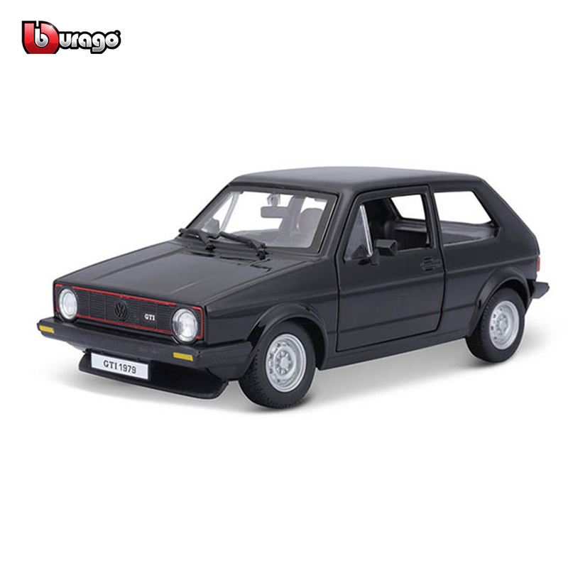 ブラーゴ-フォルクスワーゲンゴルフ1979,mk1,gti合金クラシックカー,収集可能なおもちゃ,ギフトとして贈る