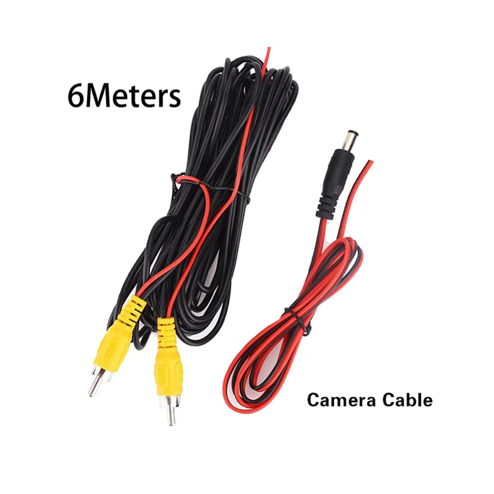 6m RCA Video Cable Car Reversing RearView Parking Camera Video Cable Car DVD All-in- Display Camera Display Input Interface