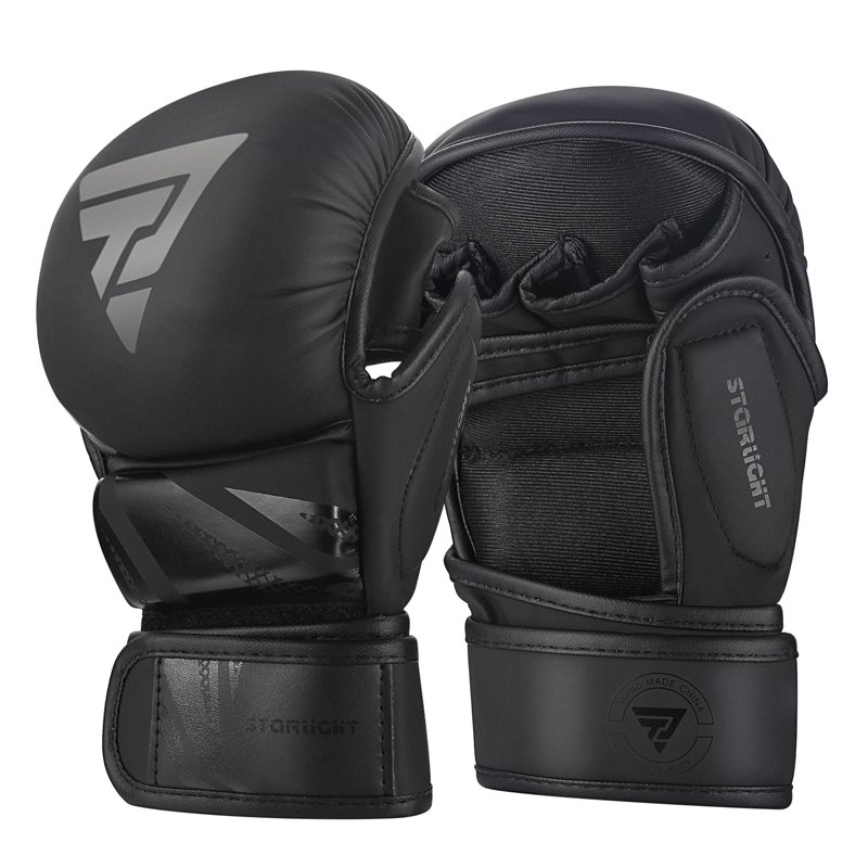 Guantes de boxeo profesionales MMA de cuero PU, guantes de boxeo para artes marciales, guantes de entrenamiento Karate Muay Thai para hombres