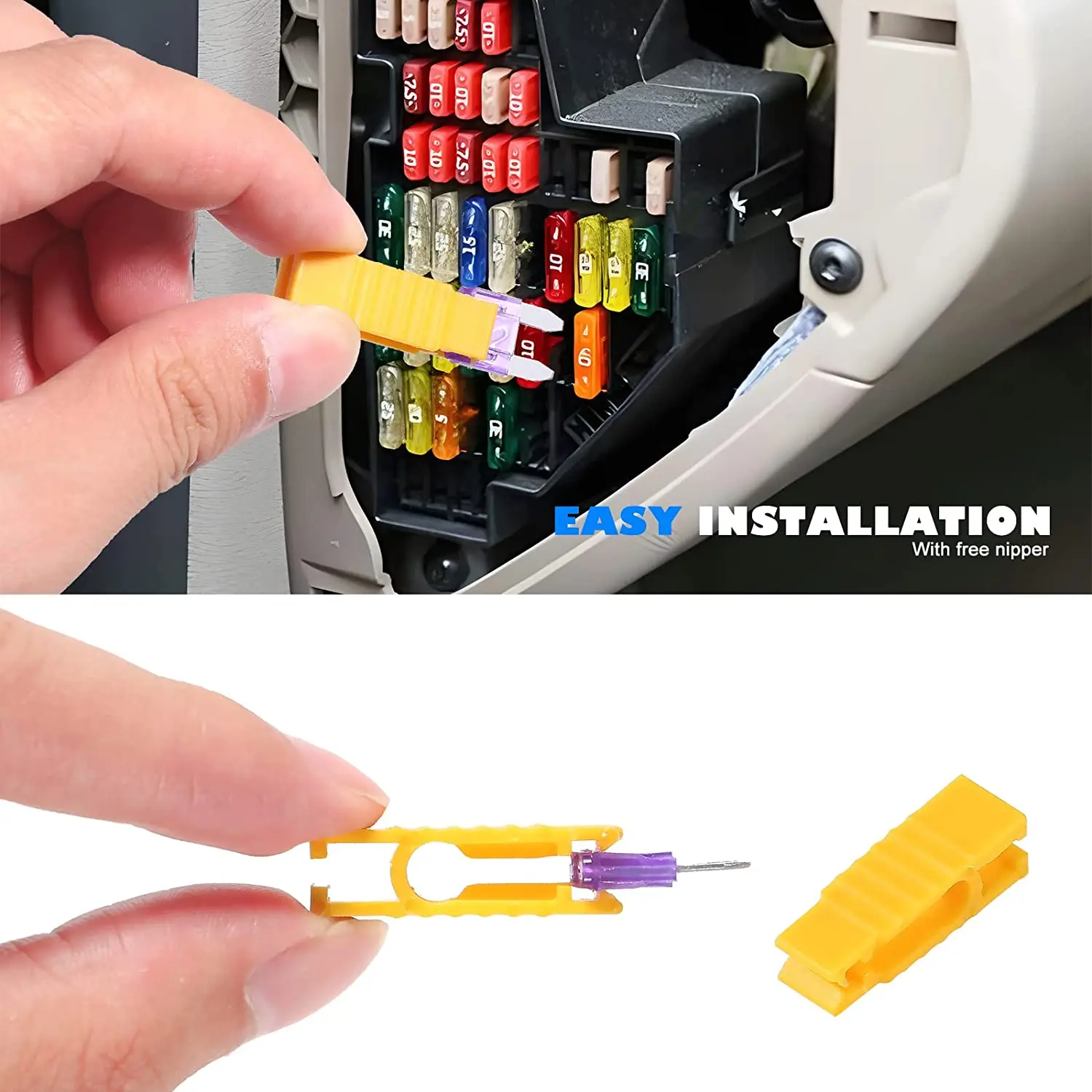 100 pz Mini Fusibili Per Auto Tipo di Lama Automotive Micro Fusibili Assortimento In Scatola 2A/3A/5/A/7.5A/10A/15A/20A/25A/30A/35A
