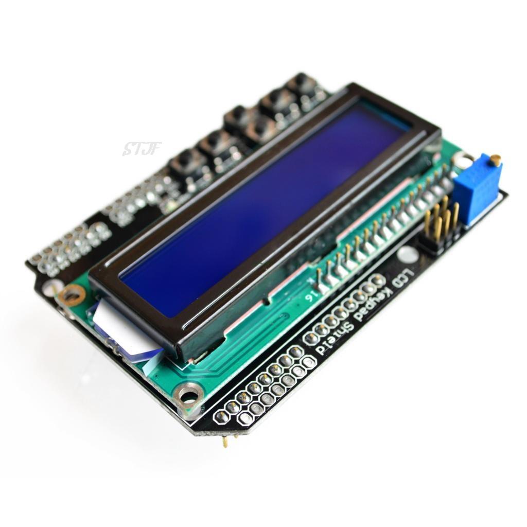 LCD Tastatur Schild LCD1602 LCD 1602 Modul Display ATMEGA328 ATMEGA2560 Für UNO blauen bildschirm