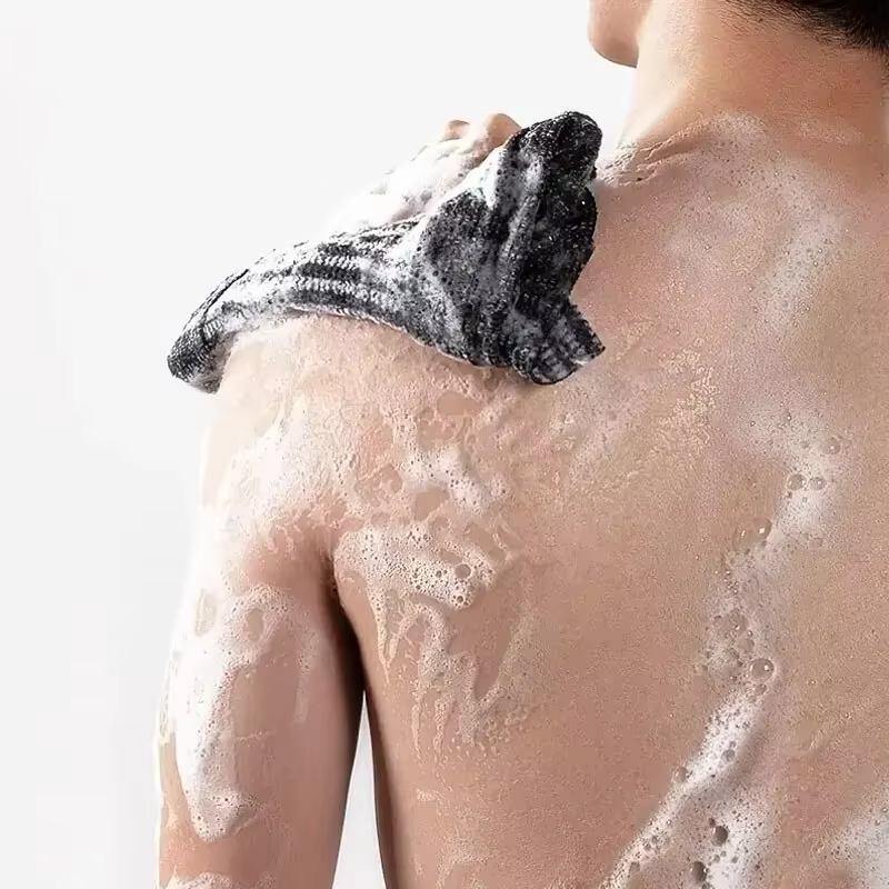 Foaming Bath Towel Household Strong Scrub Long Strip Back Artifact Back to Remove Dead Skin Men's and Women's Bath Ball