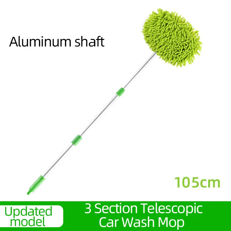 แปรงทําความสะอาดรถยนต์รายละเอียดปรับ Super Absorbent แปรงล้างรถ Telescoping ยาวทําความสะอาด Mop อุปกรณ์เสริมอัตโนมัติ