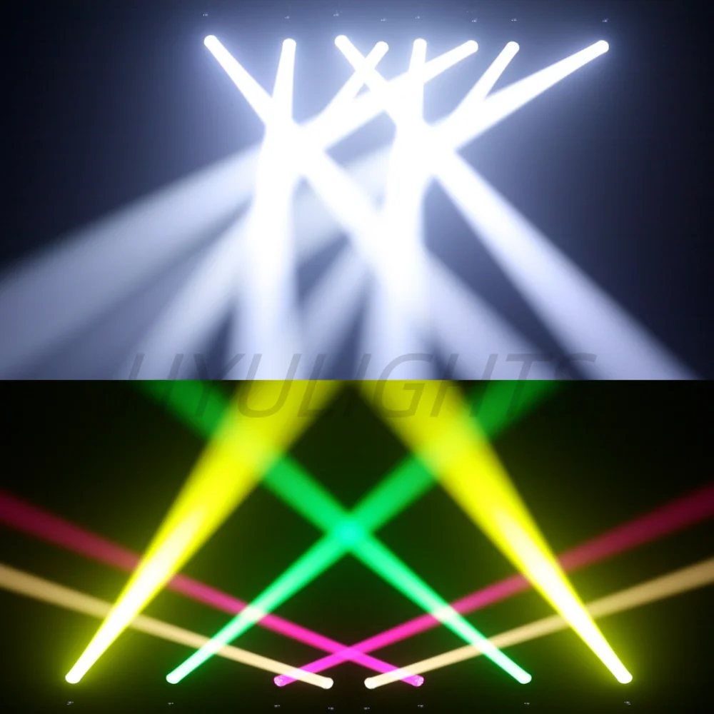 LED 180W Moving Head Light Beam&Spot& Zoom 24 Rotating Prisms 14 Gobos 11Color Wheel &7 -Color Wheel 6 Discharge -Lens DJ Stage