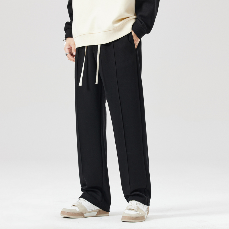 CAAYU メンズジョガースウェットパンツファッションヒップホップ日本のストリート巾着カジュアルだぶだぶのズボンスポーツルーズグレーパンツメンズ