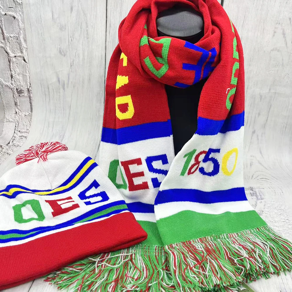Griego Rojo Azul Verde PEDIDO DE LA ESTILO ESATERNO 1850 Gorros Cálidos Bufanda Pompones Sombreros de Invierno