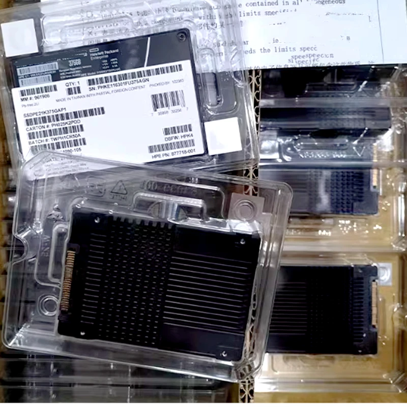 Original P4800X 375G 750G 1.5TB U.2 Ultra Long Life Enterprise Solid State Drive For Intel Aoteng System Disk  P4800X