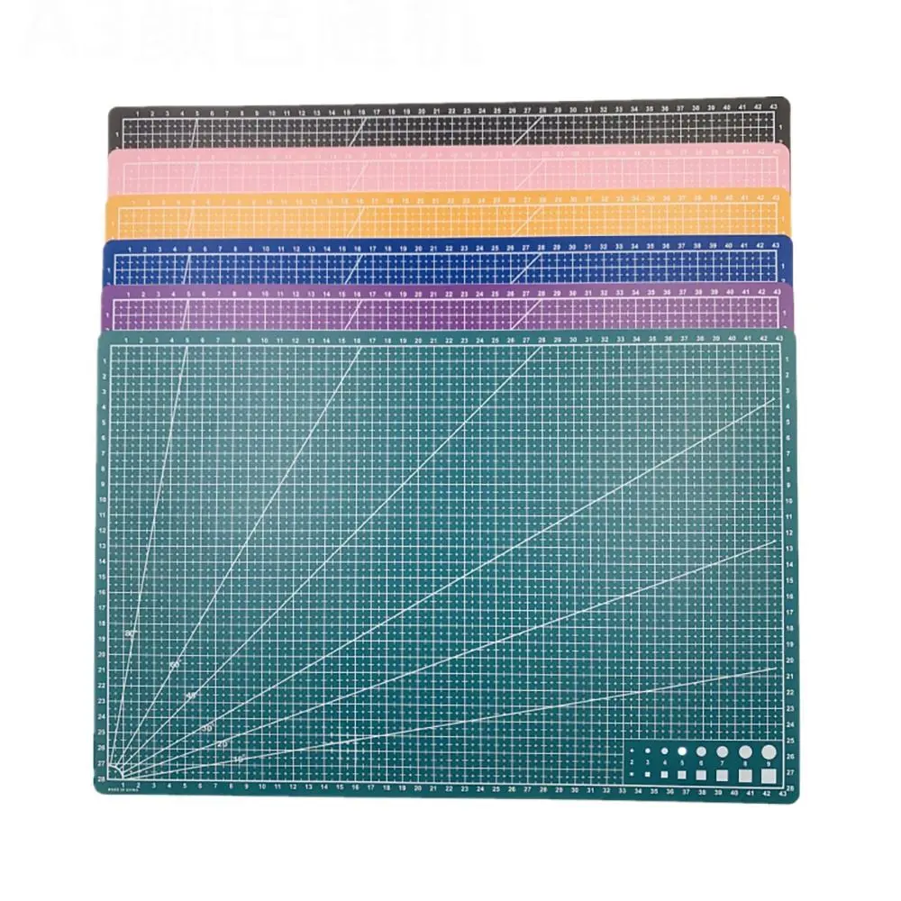 A3 A4 A5 PVC Cutting Mat Cutting Board Workbench Patchwork Sewing Manual DIY Engraving Double-side Pad Leather Craft Tool