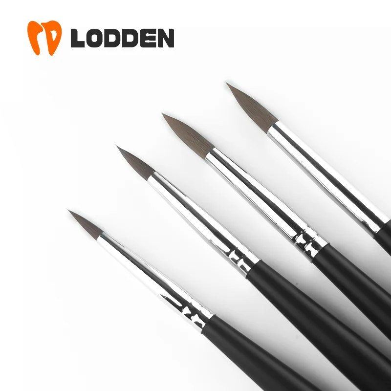 Escova de resina de caneta de porcelana dentária para laboratório dentário moldar escova compuesta adesiva de silicone dentes de porcelana