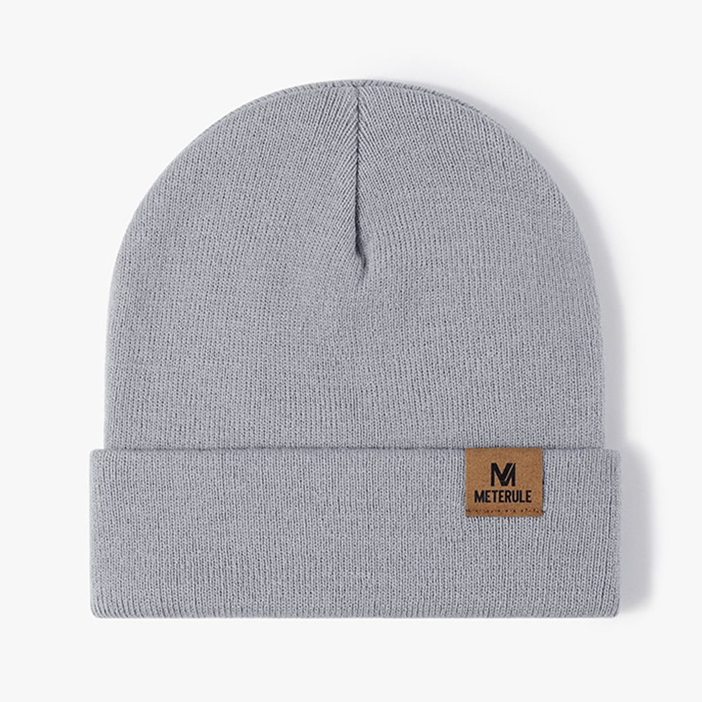 Unisex malha Stretch Beanies Hat, Cap Windproof quente ao ar livre das mulheres, bonito respirável, adequado para outono e inverno, moda