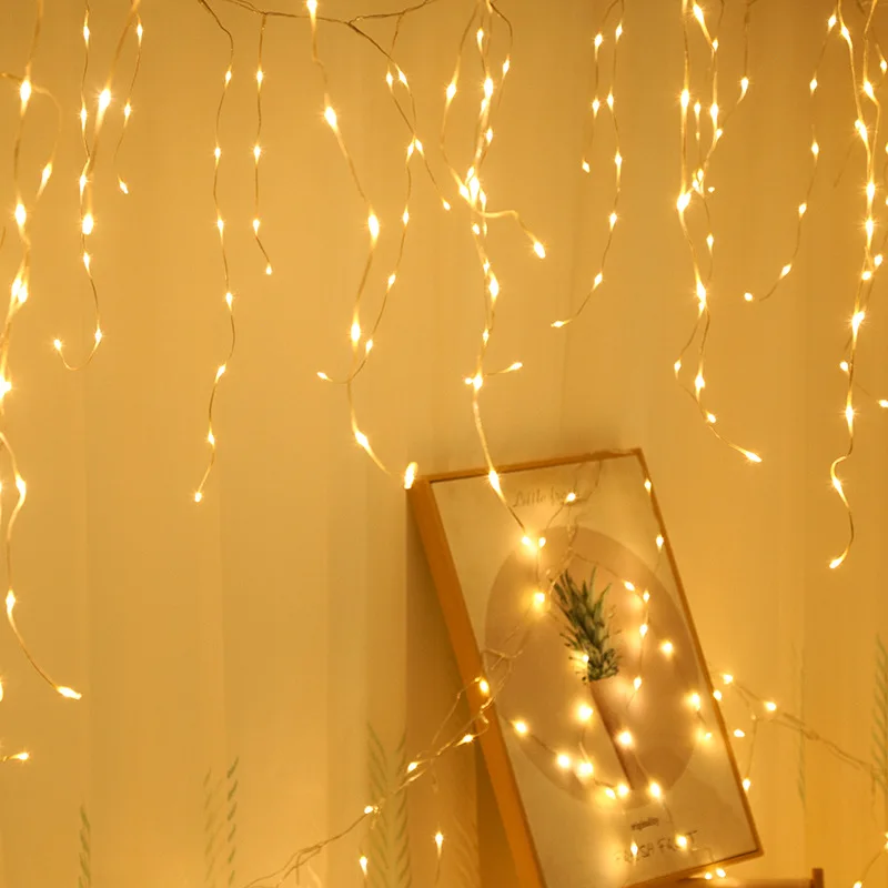 30 เมตรไฟ LED String ทองแดงลวดกันน้ํา USB แบตเตอรี่ Garland Fairy Light สําหรับคริสต์มาสงานแต่งงานตกแต่งแสง