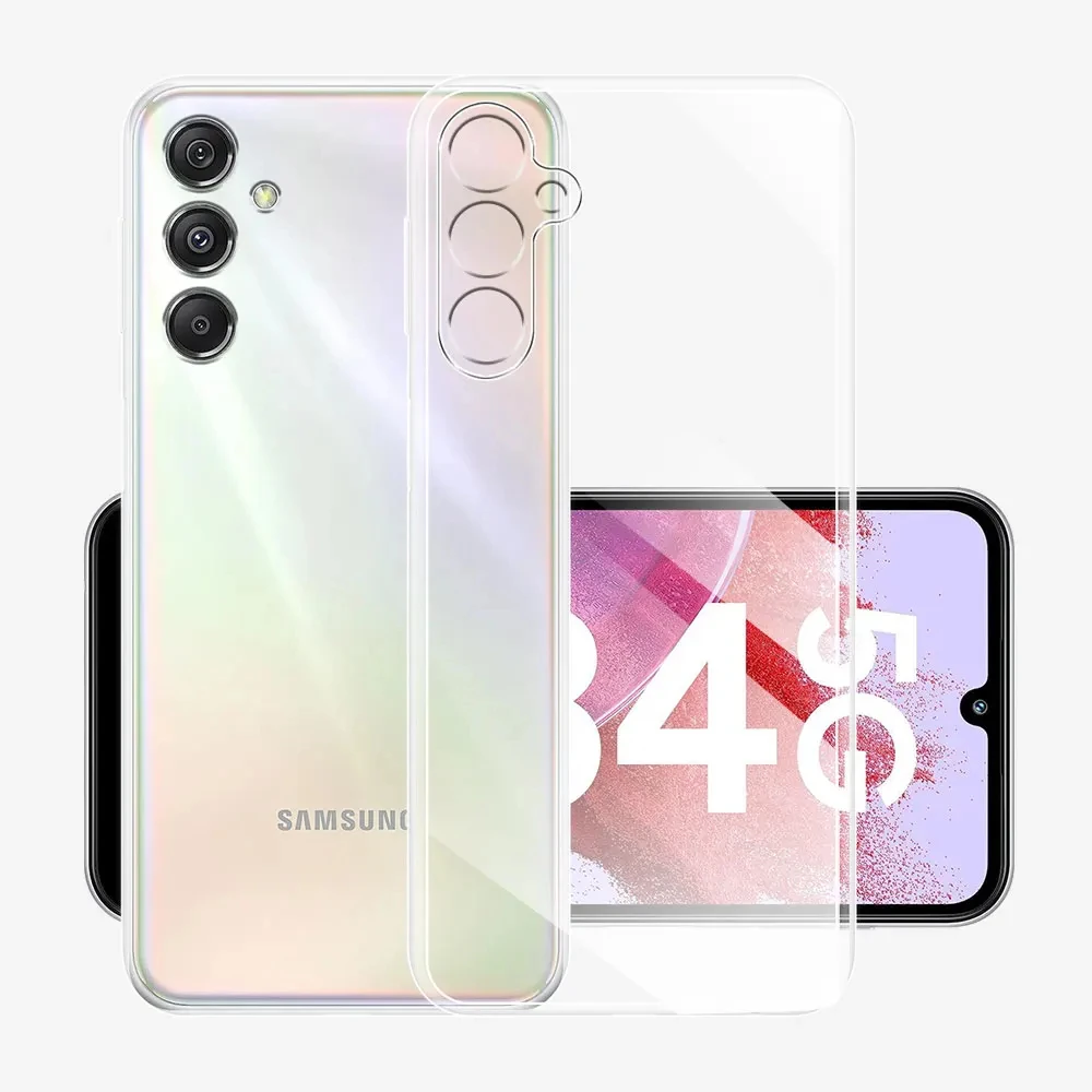 Funda ultrafina para Samsung Galaxy S24 S23 FE Plus Ultra A55 A35 A25 A15 A54 A34 A24 A14 A05S A50 A04S funda suave transparente de silicona