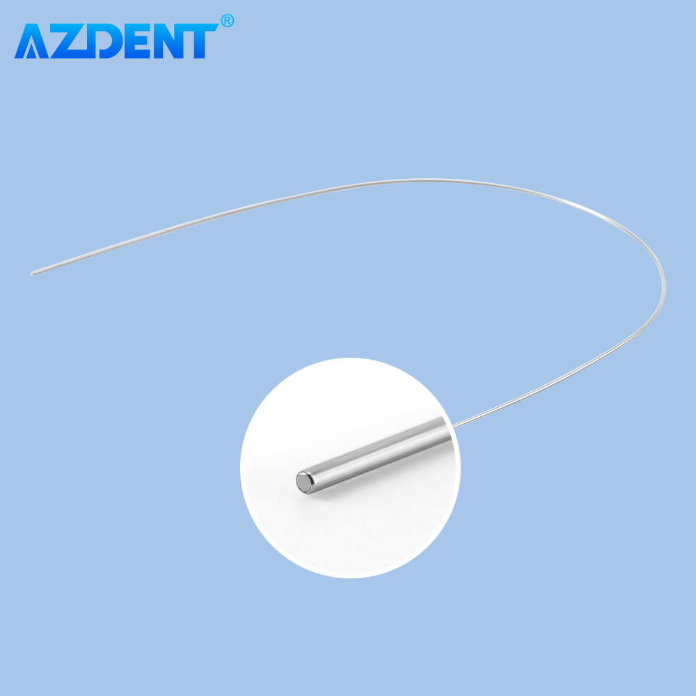 AZDENT 10 パック歯科矯正アーチワイヤー超弾性 Niti ニッケルチタンラウンド長方形アーチワイヤー自然フォーム