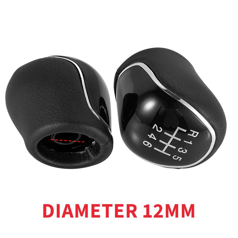 5/6 Speed Pookknop voor Ford Mondeo 4 Mk4 Focus S-Max C-Max Kuga Galaxy lederen Versnellingshendel Arm Headball Auto Accessorie