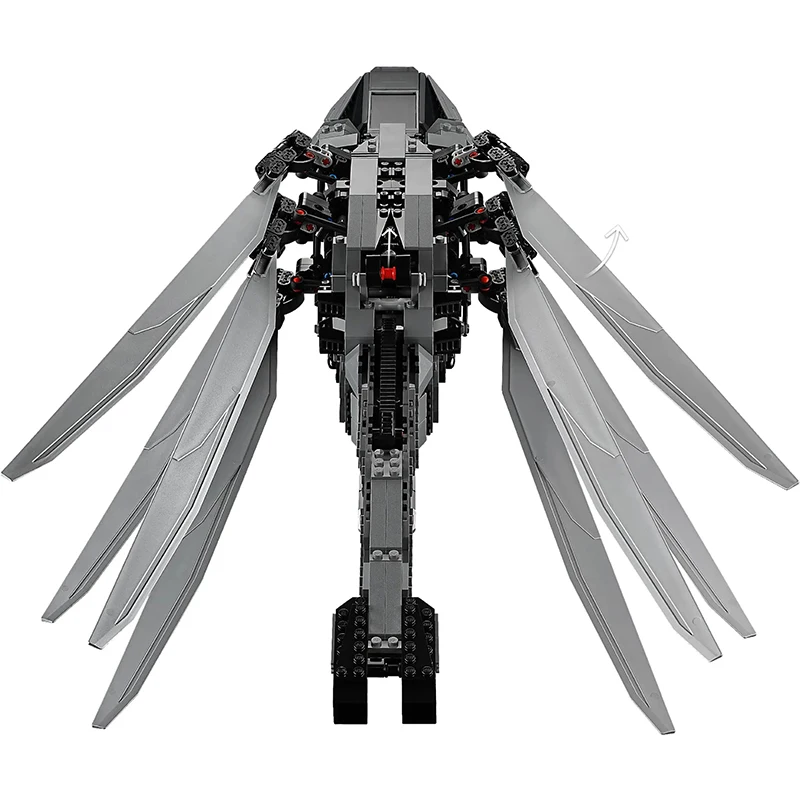DUNE atreides 1369ชิ้น Dune ornithopter เฮลิคอปเตอร์ของเล่นตัวต่อ10327บล็อกตัวต่อสำหรับเด็ก