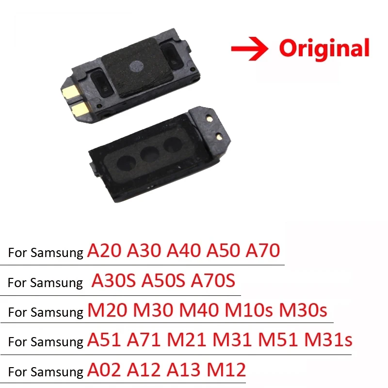 สําหรับ Samsung S20 Ultra S10 S9 S8 PLUS S7 EDGE หมายเหตุ 8 9 10 โทรศัพท์ด้านหน้าหูฟังหูฟังลําโพงเสียง Receiver