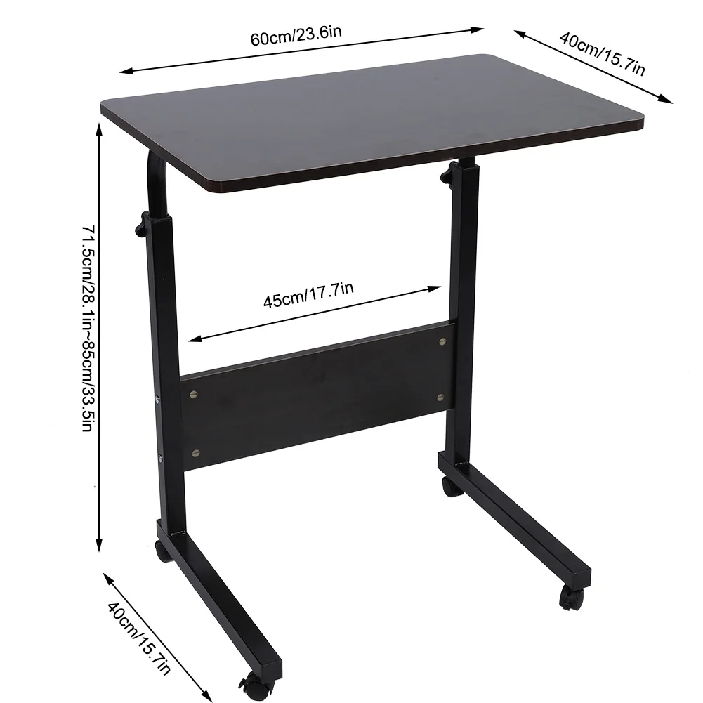 Nuova scrivania per computer portatile Scrivania da studio Scrivania ad altezza regolabile Supporto per computer Scrivania da letto Tavolo da lettura laterale per l'home office