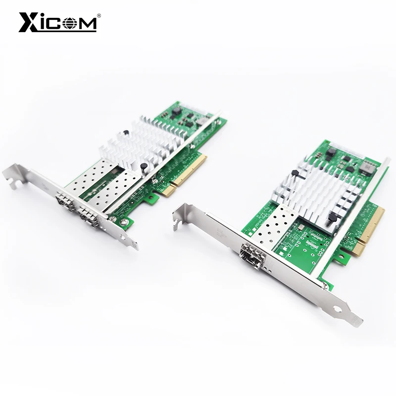 10-гигабитная сетевая карта Ethernet Pci Express x8 X520-SR1/SR2 Single/Dual SFP + сетевой адаптер порта E10G41BTDA Intel Chip 82599