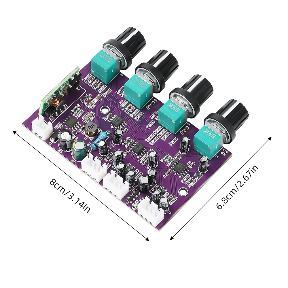DC9-29V Front-End Moederbord TINE553 Voorversterker Board Luidspreker Front-End Tuning Versterking Board Ingebouwde Boost Module