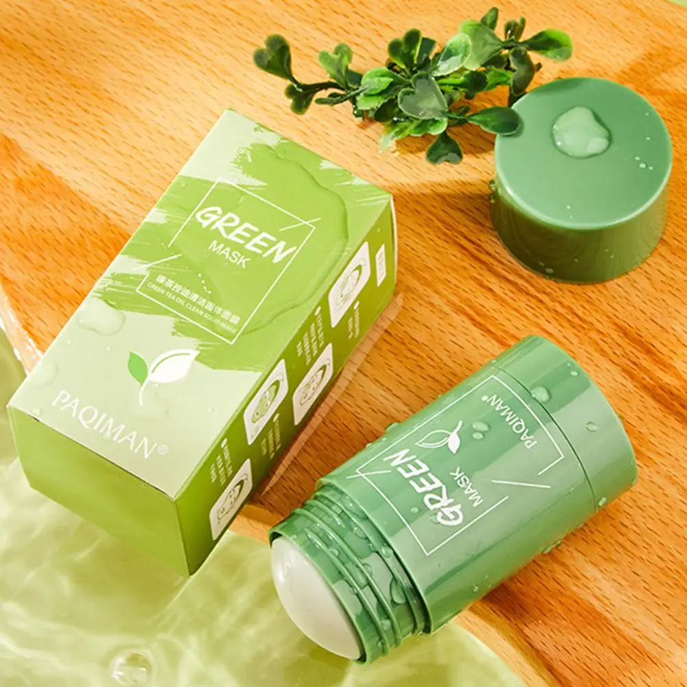 Mascarilla de té verde para limpieza Facial, limpieza de té verde, hidratación profunda, reduce los poros, espinillas, acné, cuidado de la piel coreano