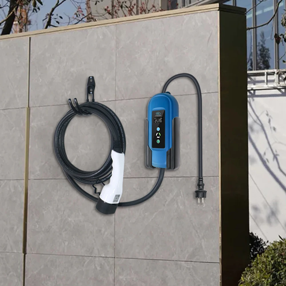 Gancho de cable de soporte de caja de pared de control de vehículo eléctrico Kolanky, cualquier uno para cargador de EV portátil