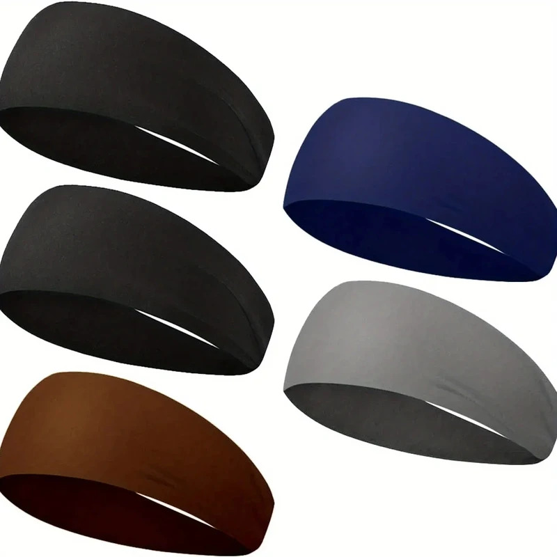 2pcs Sport Anti Sweat Hairband Running Fitness Forehead Protector Spring Summer Outdoor Headband