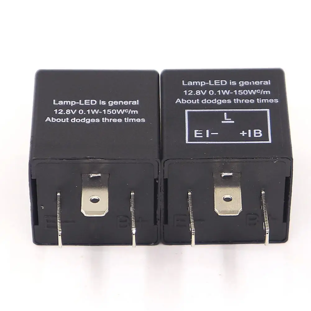12v 3 pin Adjustable LED Flasher Relay Motorcycle Turn Signal Lights LED Flashing Converter Tool Electronics Regulator Kit
