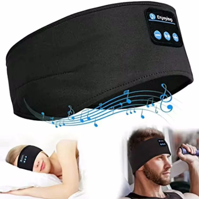 Маска для сна, Bluetooth наушники для сна, повязка на голову, тонкая, мягкая, эластичная, удобная беспроводная музыкальная гарнитура, маска для глаз для сна на боку