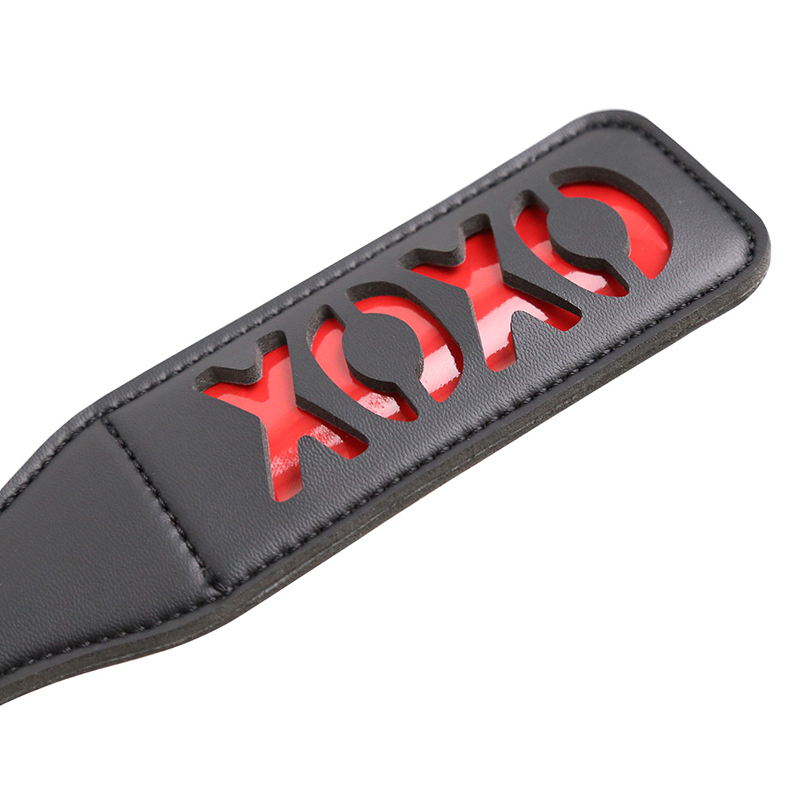 Frusta per cavallo da paddle per schiaffo in pelle PU da 32 cm, frusta sottomessa per mazza da equitazione equestre per allenamento per cavalli