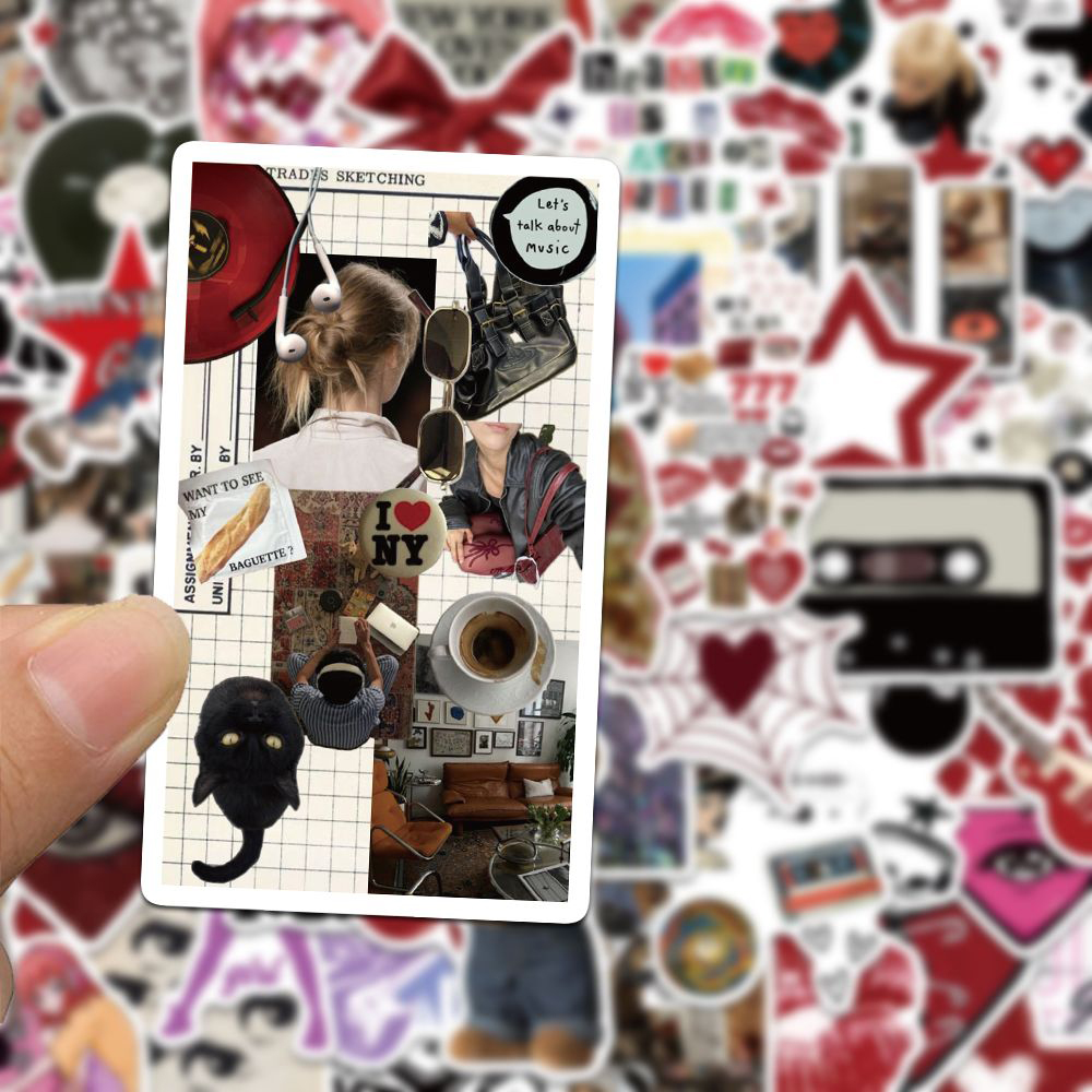 10/30/50pcs Cool Downtown Y2K สาวสติกเกอร์แนวโน้มการ์ตูน Decals ตกแต่ง DIY สเก็ตบอร์ดแล็ปท็อปโทรศัพท์จักรยาน Graffiti ของเล่นเด็ก