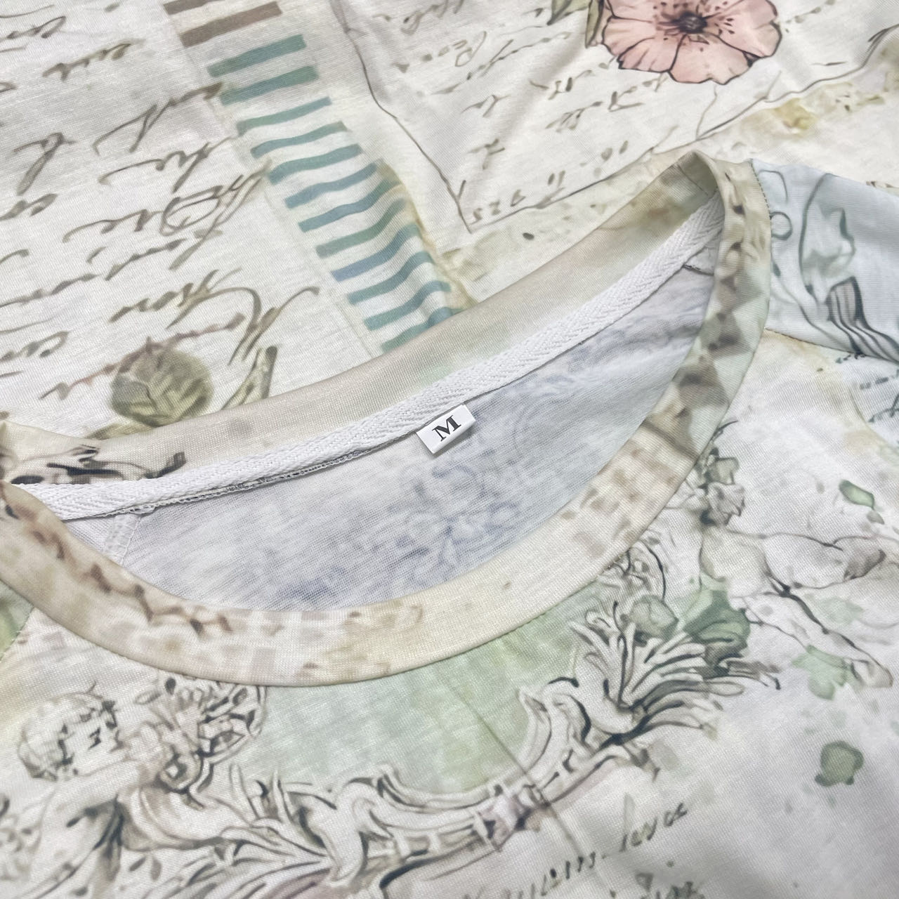 2024 Newt-Camiseta informal de manga larga con cuello redondo, camiseta estampada, ropa cómoda de alta calidad, gran versión de manga larga para mujer