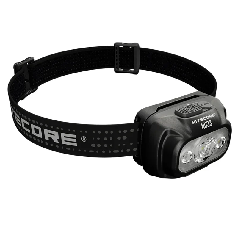 NITECORE NU33 700 Lumens Cao CRI LED Ba Đầu Ra USB-C Sạc Đèn Pha Được Xây Dựng Trong Pin Li-ion Nhôm Loại Vật Liệu Kim Loại