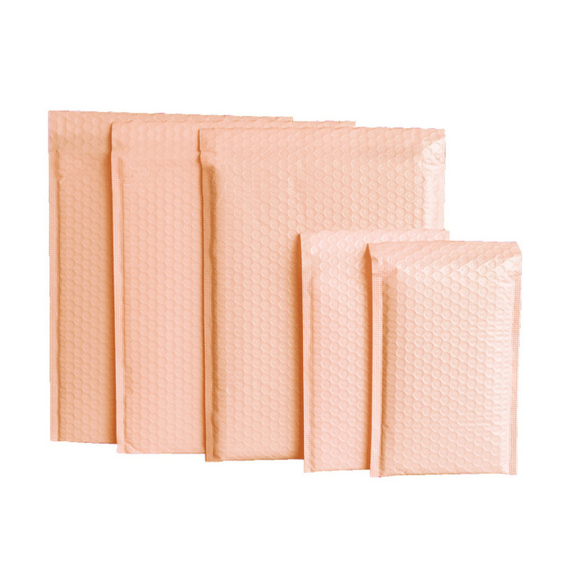 20 buste imbottite in polietilene rosa buste imbottite buste in poliestere foderate a bolle sfuse per l'imballaggio di spedizione Maile autosigillanti