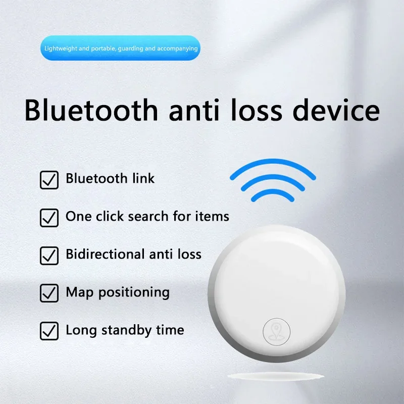 Mini GPS Tracker Smart Anti-Lost Reminder Device Wallet Keychain Pets Bluetooth For Apple Android Finder Air Tag Locator