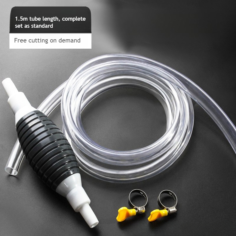 2 メートルのハンディマニュアル軽油ポンプ耐久性のある車の液体ガソリンチューニング燃料移送タンクインジェクター吸引パイプアクセサリー