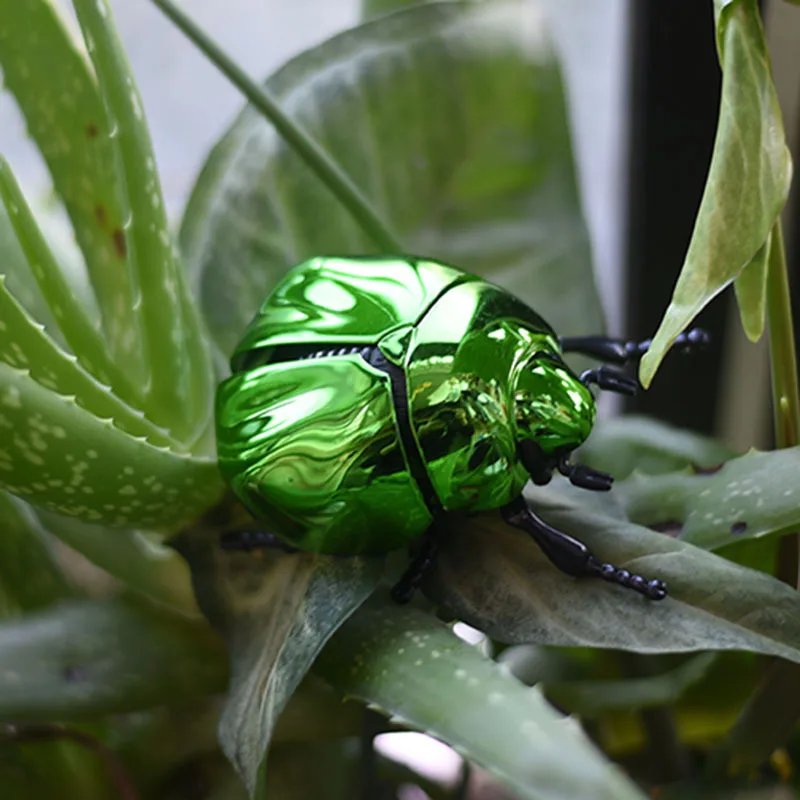 Wind Up Beetle Bionic ของเล่น Creative Prankster Animated แมลงของเล่น Scarab Beetle เด็กพลาสติกสัตว์ Wind Up ของเล่น