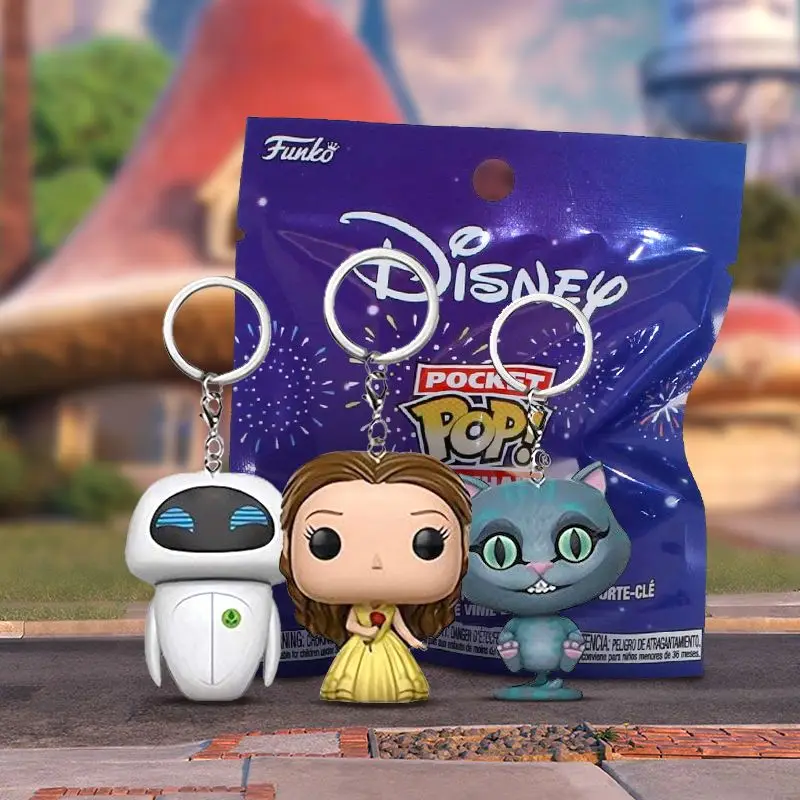 FUNKO Disney Series Cartoon Doll Abominations Belle Princess Jack Skellington Action Figures  Toy Cartoon Peripheral Pendant